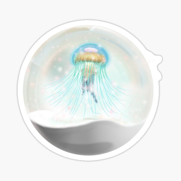Item preview, Glass jellyfish designed and sold by Seliver Designs.