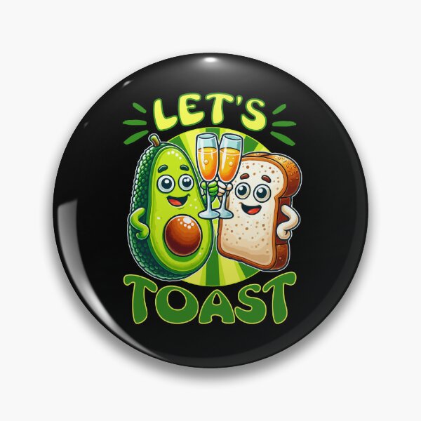 Item preview, Let's Toast Avocado Toast designed and sold by MaxOutDesign.