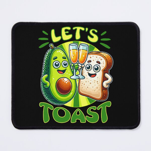 Item preview, Let's Toast Avocado Toast designed and sold by MaxOutDesign.