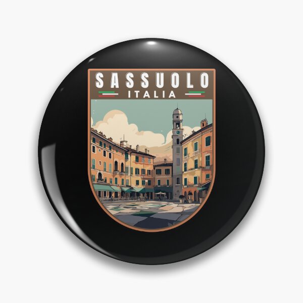 Artikelvorschau, Sassuolo in (Modena) Emilia-Romagna Italien Retro-Reisekunst-Emblem entworfen und verkauft von MaateoDesign.