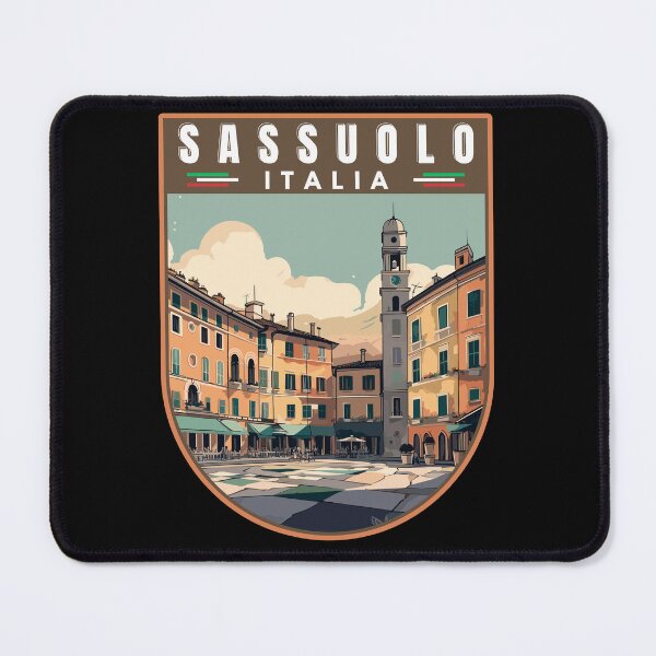 Item preview, Sassuolo in (Modena) Emilia-Romagna Italy Retro Travel Art Emblem designed and sold by MaateoDesign.
