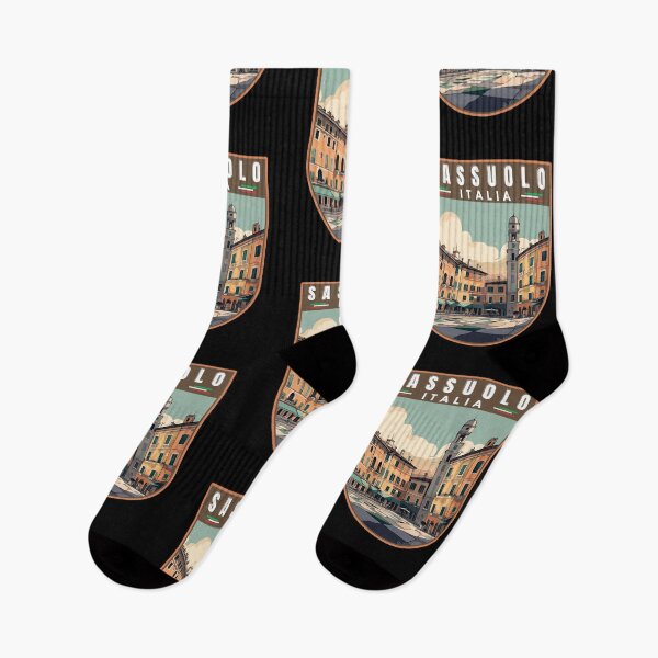Item preview, Sassuolo in (Modena) Emilia-Romagna Italy Retro Travel Art Emblem designed and sold by MaateoDesign.