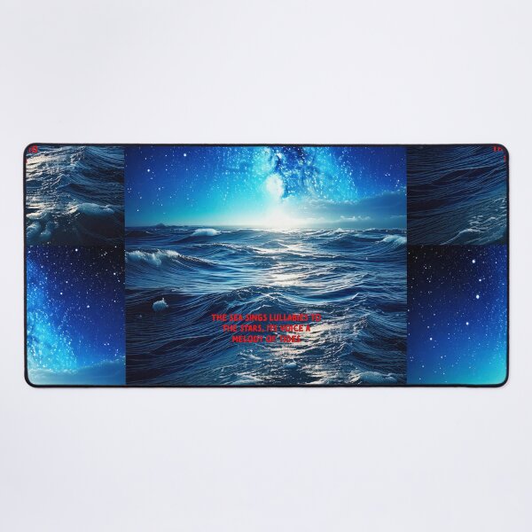 Item preview, Whispers of the Ocean - Poetry Fantasy Art Work designed and sold by Unwind-Art-Work.