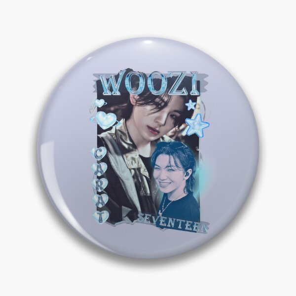 Item preview, Seventeen Blue Woozi Members Y2K Preppy Collage Design designed and sold by HELL0WBELLO.