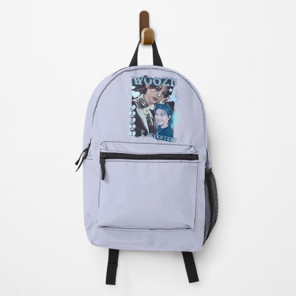Item preview, Seventeen Blue Woozi Members Y2K Preppy Collage Design designed and sold by HELL0WBELLO.