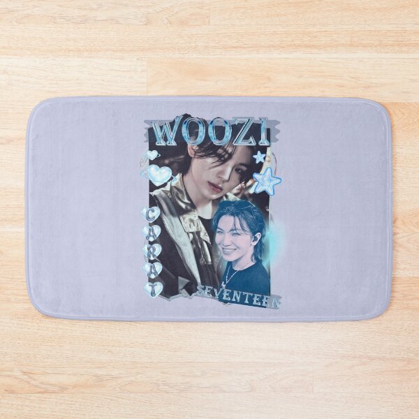 Item preview, Seventeen Blue Woozi Members Y2K Preppy Collage Design designed and sold by HELL0WBELLO.