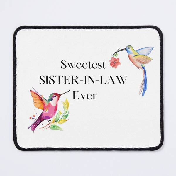 Item preview, Sweetest SISTER-IN-LAW Ever 7 - birds and flowers designed and sold by AlinaSCorner.