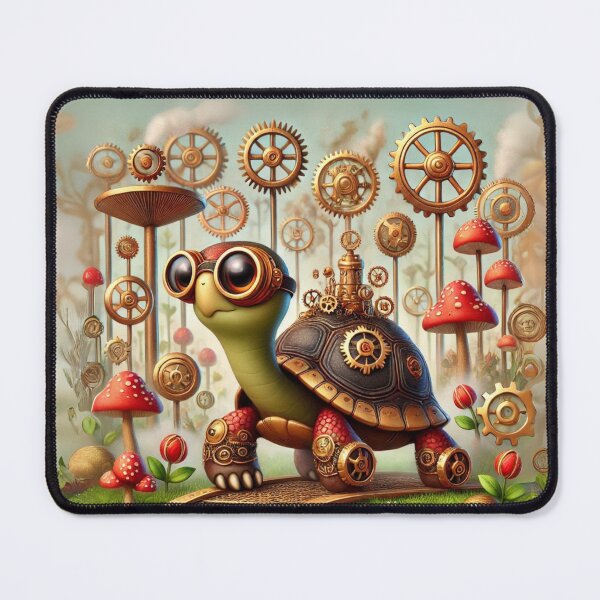 Item preview, Steampunk Red-Footed Tortoise designed and sold by Sillytoe.