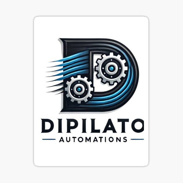 Copy of Dipilato Automations Company Logo Sticker