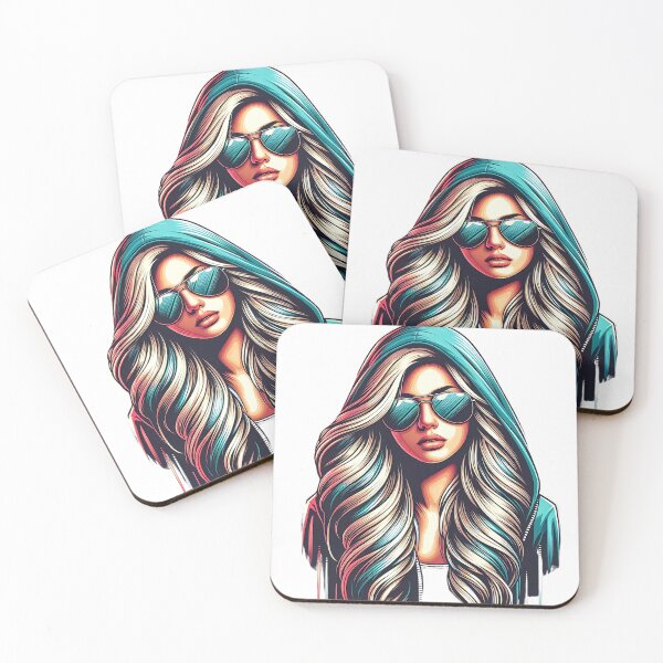 Item preview, Mysterious girl designed and sold by Funkystreet.