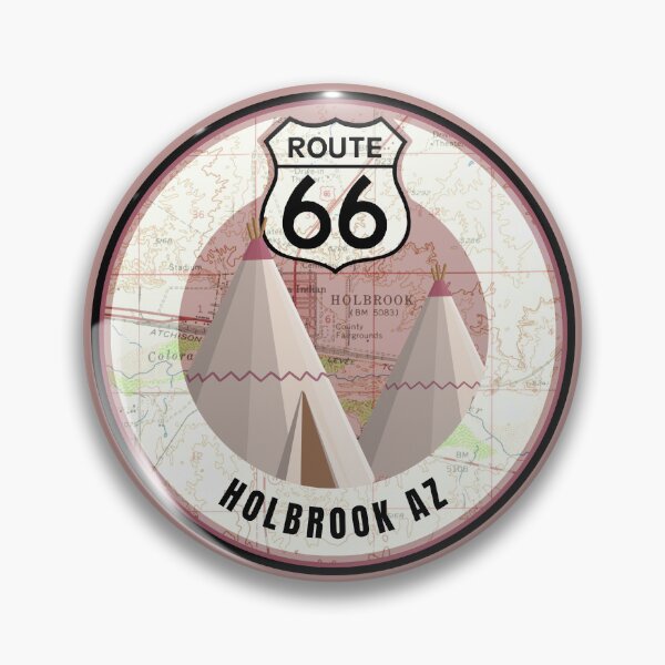 Item preview, Route 66 Souvenir Map - Holbrook Arizona designed and sold by Willz Designz.