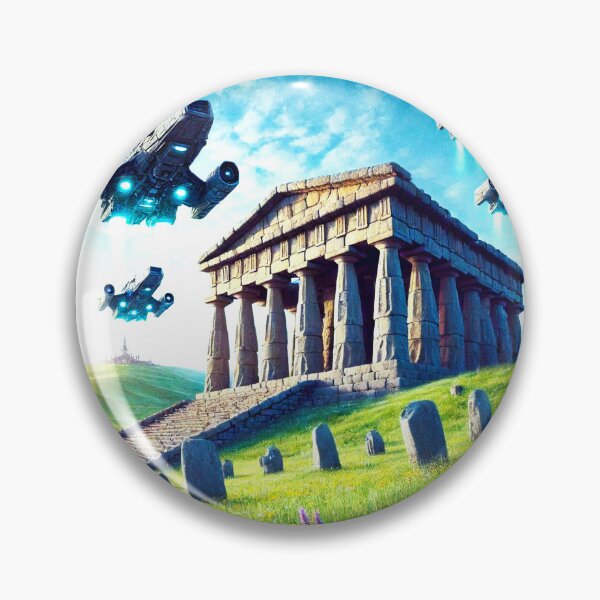 Item preview, Ancient Future – Cosmic Temple designed and sold by Dogandesighn.