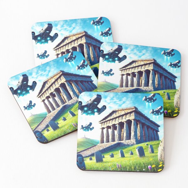 Item preview, Ancient Future – Cosmic Temple designed and sold by Dogandesighn.