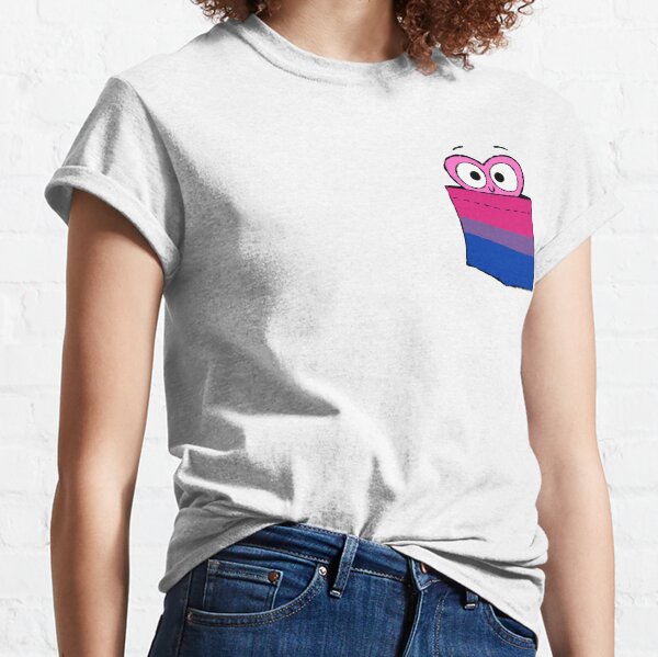 In a Heartbeat - Bisexual Flag Pocket Classic T-Shirt
