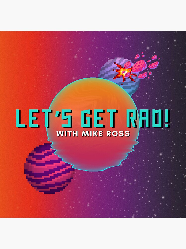 Thumbnail 3 of 3, Sticker, Let's Get Rad designed and sold by kingsbane.