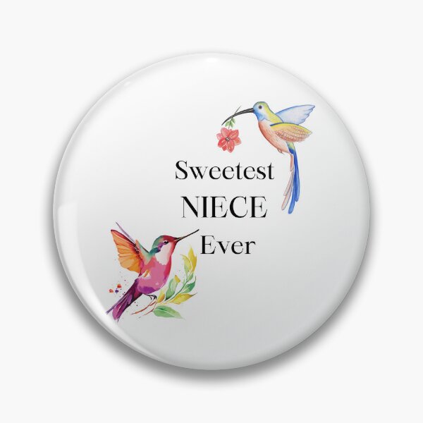 Item preview, Sweetest NIECE Ever 7 - birds and flowers designed and sold by AlinaSCorner.