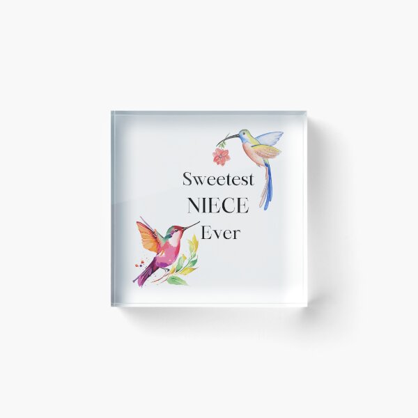 Item preview, Sweetest NIECE Ever 7 - birds and flowers designed and sold by AlinaSCorner.