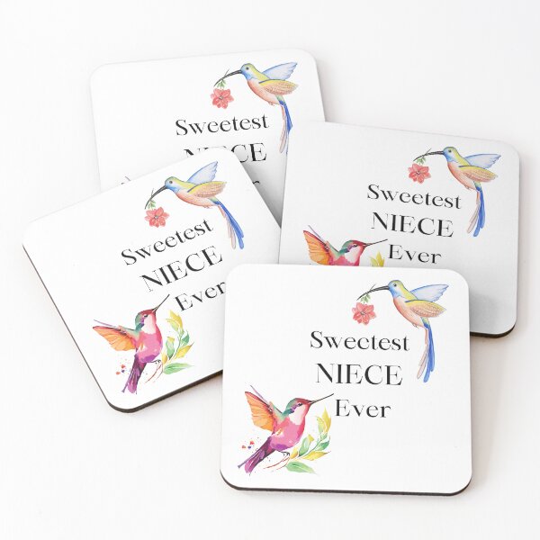Item preview, Sweetest NIECE Ever 7 - birds and flowers designed and sold by AlinaSCorner.