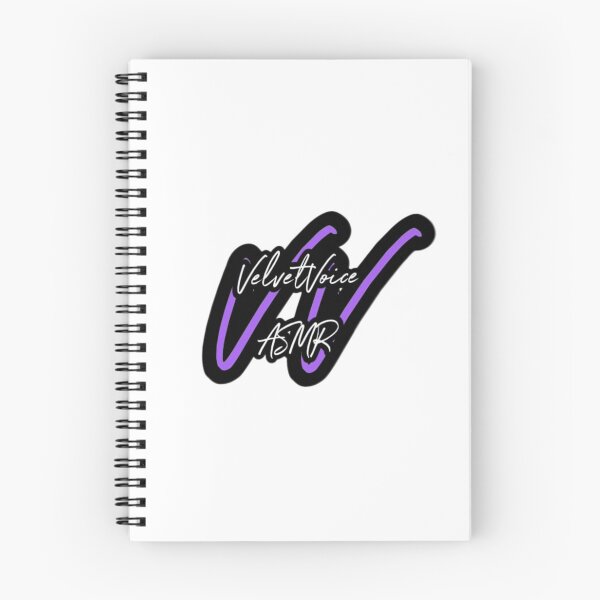 Item preview, VV Logo Script (White) designed and sold by VelvetVoiceASMR.