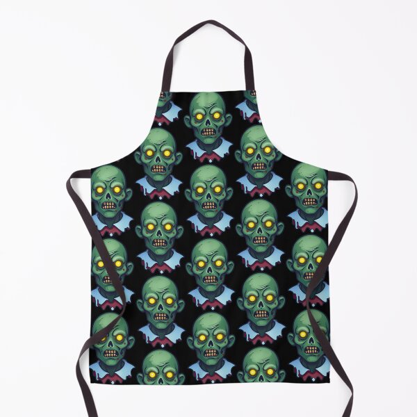 Item preview, Cartoon Zombie with Glowing Eyes and Bloody Collar designed and sold by artwaves.
