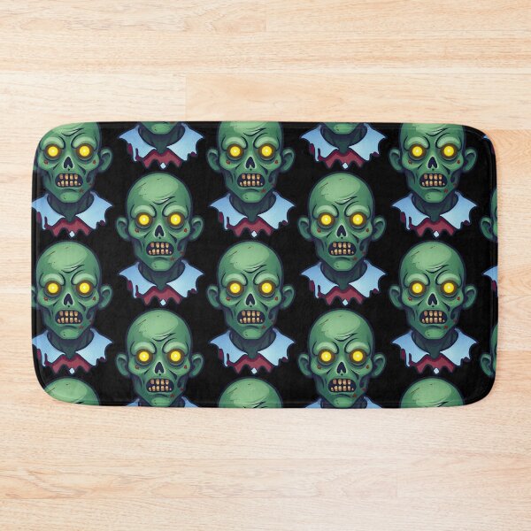 Item preview, Cartoon Zombie with Glowing Eyes and Bloody Collar designed and sold by artwaves.