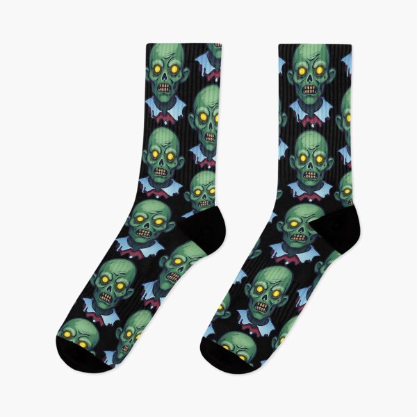 Item preview, Cartoon Zombie with Glowing Eyes and Bloody Collar designed and sold by artwaves.