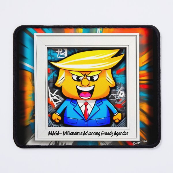 Item preview, USA Political Satire Trump MAGA Graffiti designed and sold by Drone-tees.