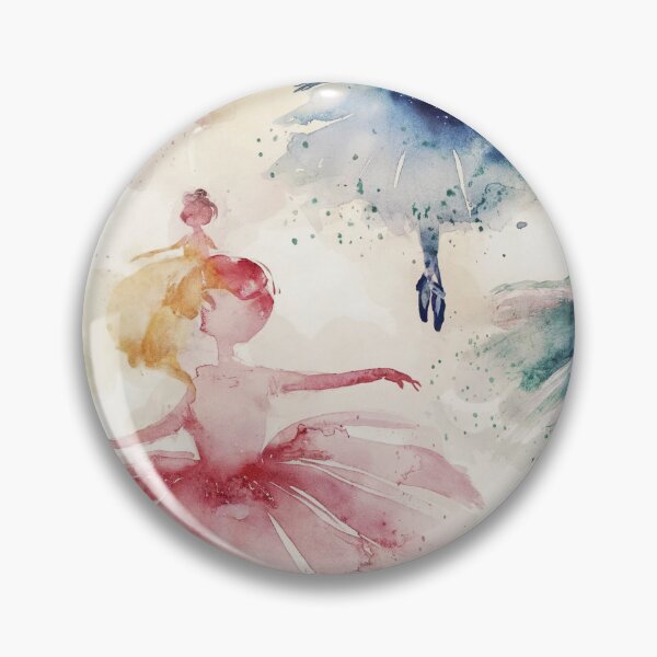 Item preview, Ballerinas Watercolour in Pastel Colours designed and sold by SamJanner.