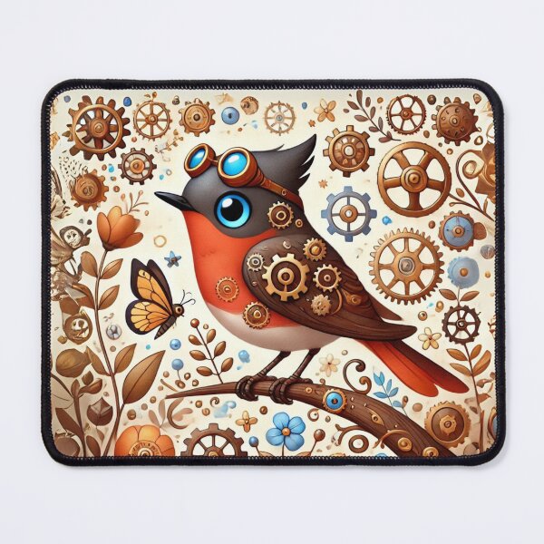 Item preview, Steampunk Redstart designed and sold by Sillytoe.