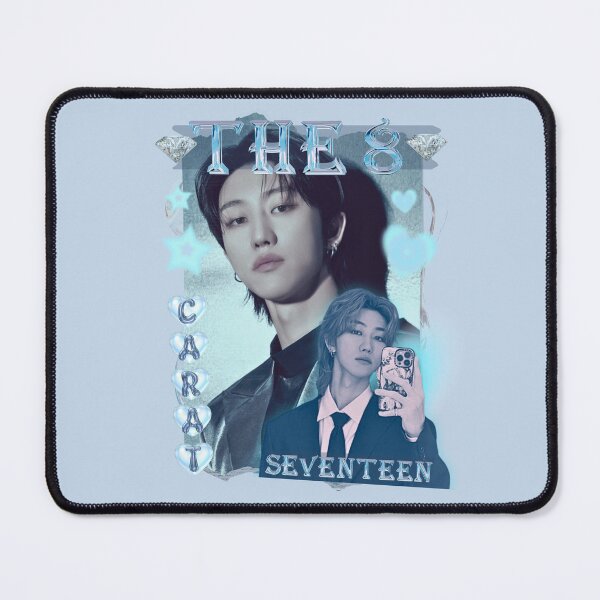 Item preview, Seventeen Blue The 8 Members Y2K Preppy Collage Design designed and sold by HELL0WBELLO.