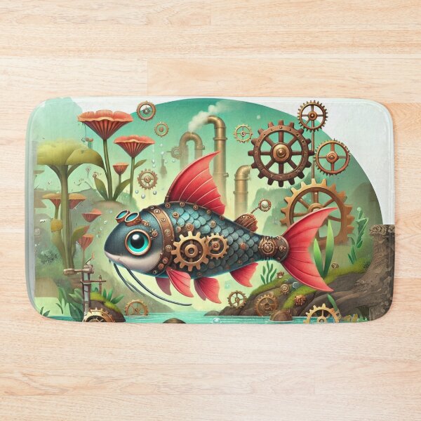 Item preview, Steampunk Redtail Catfish designed and sold by Sillytoe.