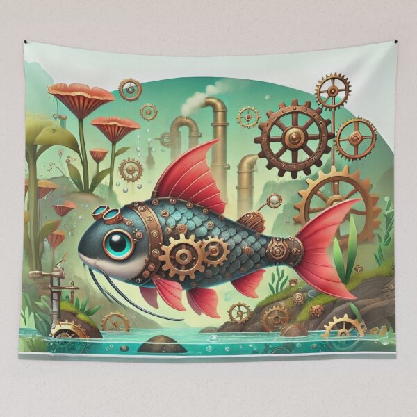 Item preview, Steampunk Redtail Catfish designed and sold by Sillytoe.