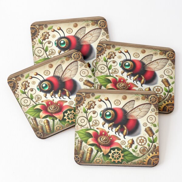 Item preview, Steampunk Red-Tailed Cuckoo Bumblebee designed and sold by Sillytoe.