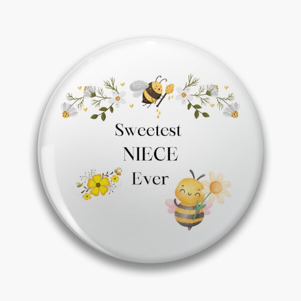 Item preview, Sweetest NIECE Ever 8 - bees, honey and flowers designed and sold by AlinaSCorner.