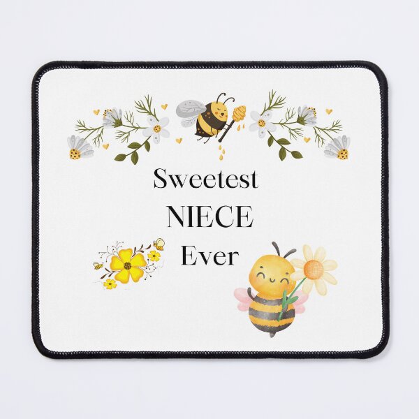 Item preview, Sweetest NIECE Ever 8 - bees, honey and flowers designed and sold by AlinaSCorner.