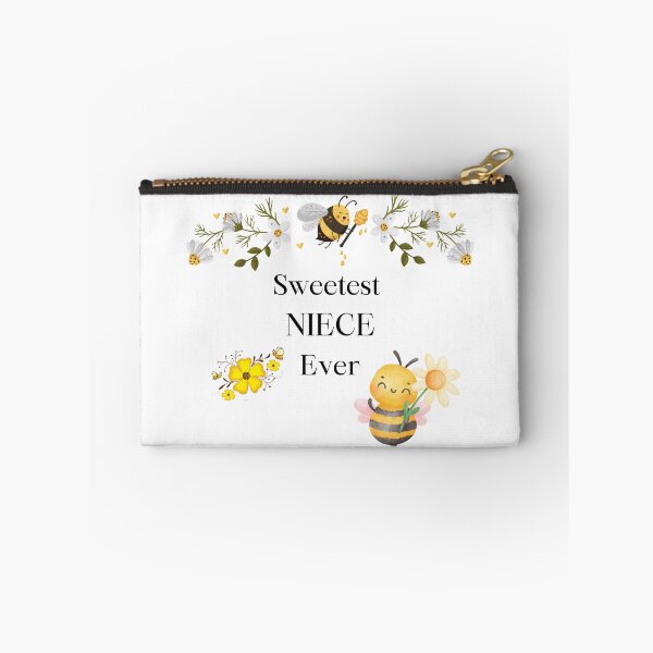 Item preview, Sweetest NIECE Ever 8 - bees, honey and flowers designed and sold by AlinaSCorner.