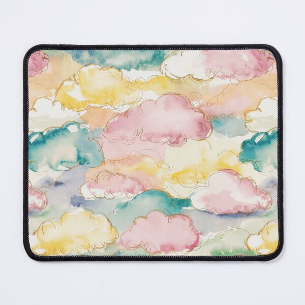 Item preview, Cute Clouds Watercolour in Pastel Colours designed and sold by SamJanner.