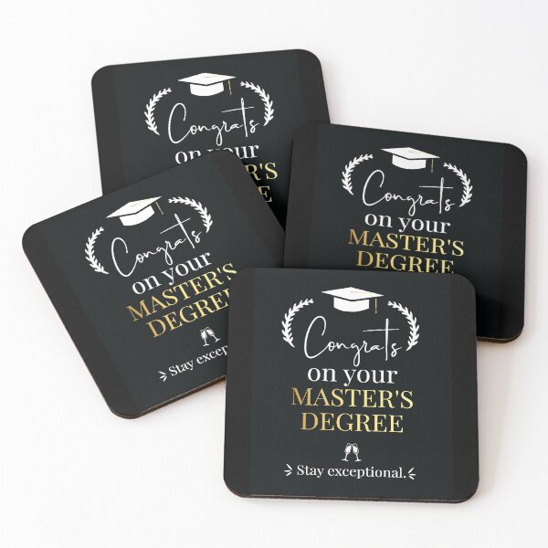 Item preview, Congras on your master's degree designed and sold by UniqueTrick.
