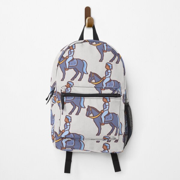 Item preview, Illustrated Rider on Blue Horse designed and sold by artwaves.