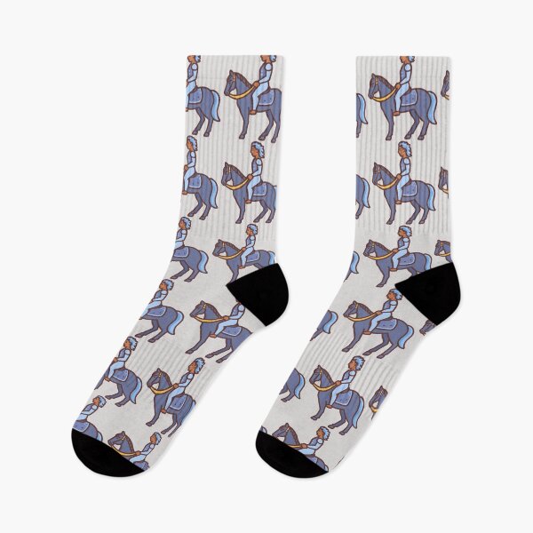 Item preview, Illustrated Rider on Blue Horse designed and sold by artwaves.