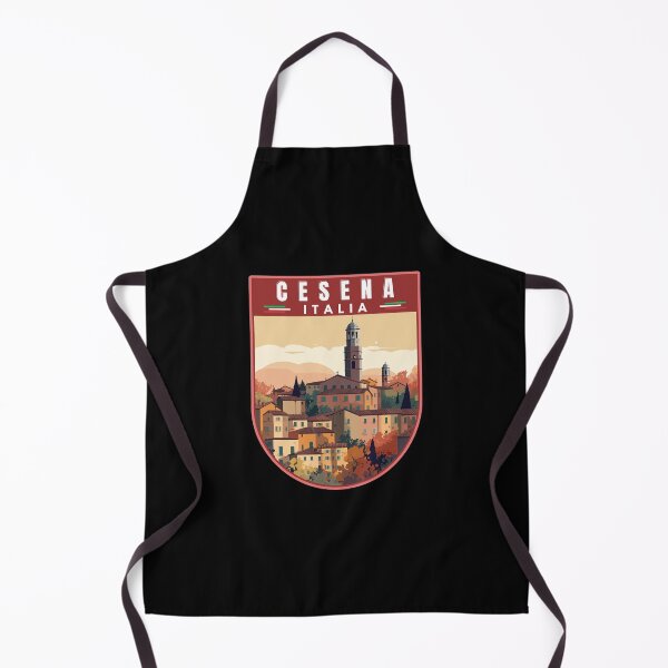 Artikelvorschau, Cesena in der Emilia-Romagna Italien Retro-Reisekunst-Emblem entworfen und verkauft von MaateoDesign.