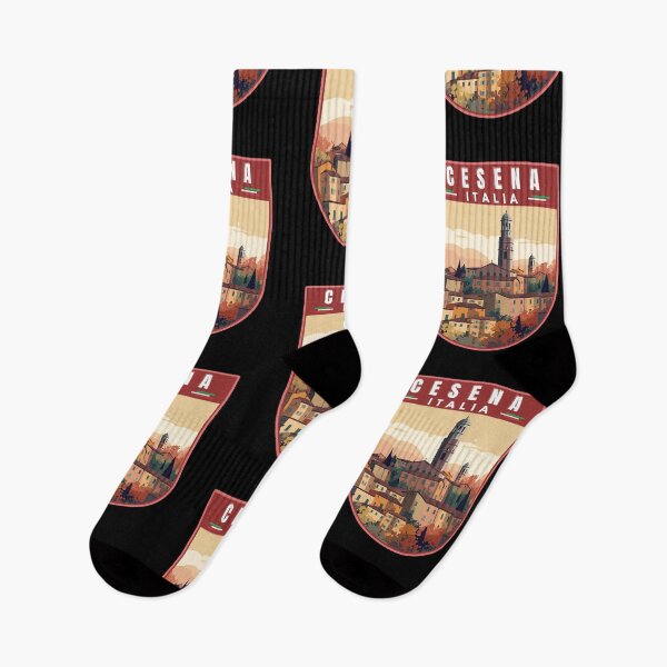 Item preview, Cesena in Emilia-Romagna Italy Retro Travel Art Emblem designed and sold by MaateoDesign.