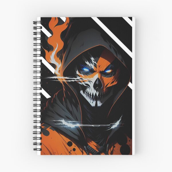 Item preview, Fiery skull watcher designed and sold by JJMysticalArt.