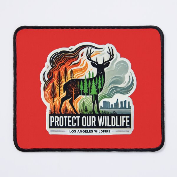 Item preview, Los AngelesFireResilience Protect our Wildlife T-shirt designed and sold by idizayilstore.