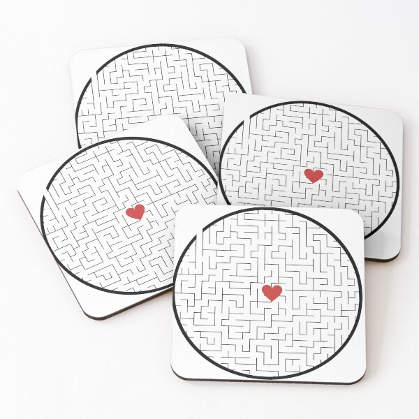 Item preview, Heart in the Maze designed and sold by aggiesArt.