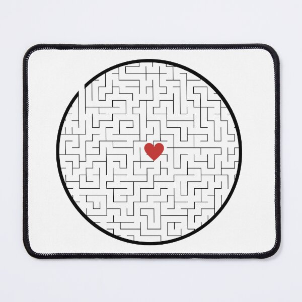 Item preview, Heart in the Maze designed and sold by aggiesArt.