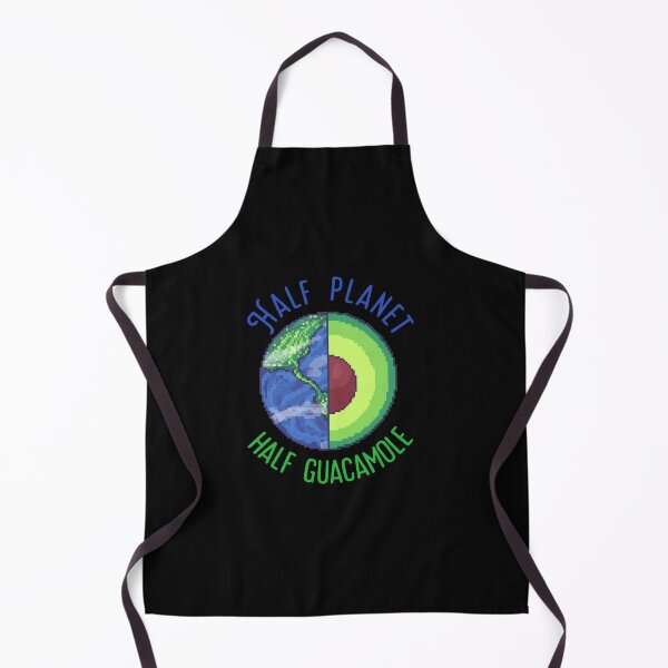 Item preview, Copia de Copia de half planet half guacamole avocado planet earth pixel art designed and sold by ZerpaGiovanna.