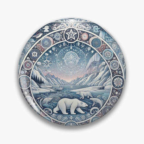 Item preview, Inuit Patterns: Arctic Spirits and Northern Lights designed and sold by Meta2Physical.