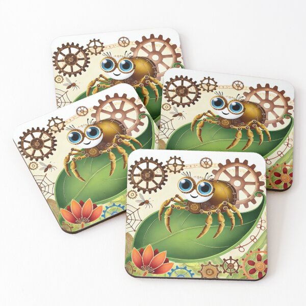 Item preview, Steampunk Regal Jumping Spider designed and sold by Sillytoe.