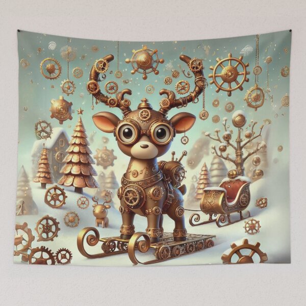 Item preview, Steampunk Reindeer designed and sold by Sillytoe.